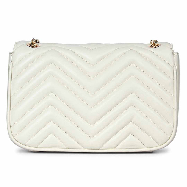 Laila Off White Hand Woven Leather Shoulder Bags