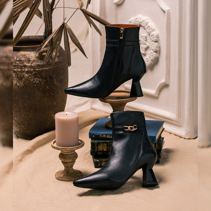 Designer leather boots USA