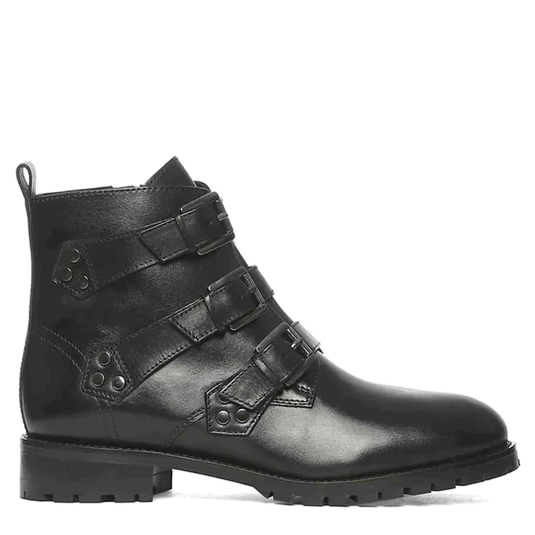 Aurora Multi Buckle Leather Boots for Women Online