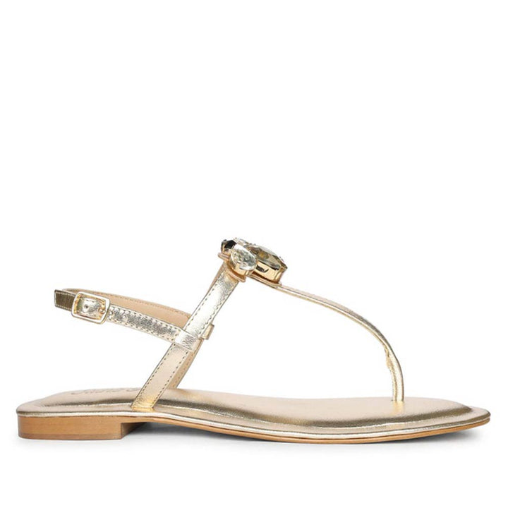 Best Stone Embellished Leather Sandals