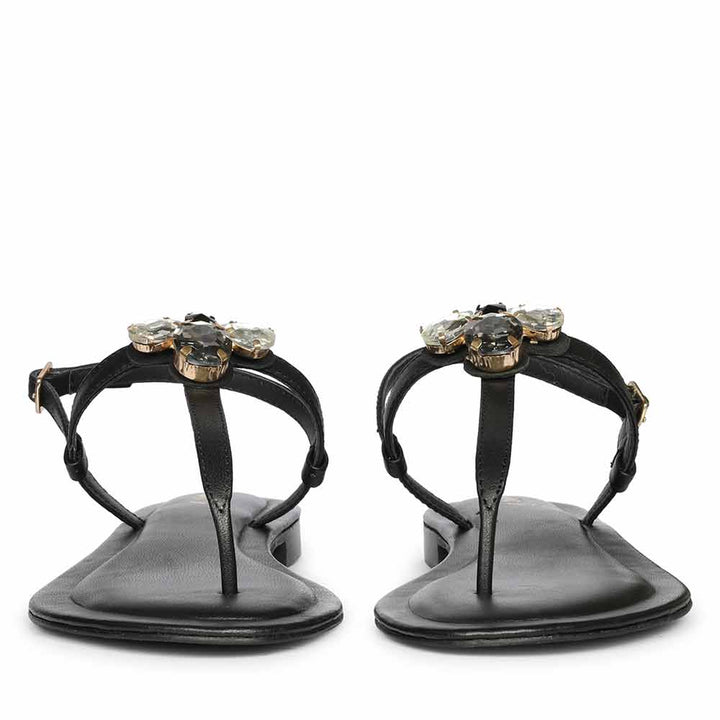 Luxury Stone leather sandals