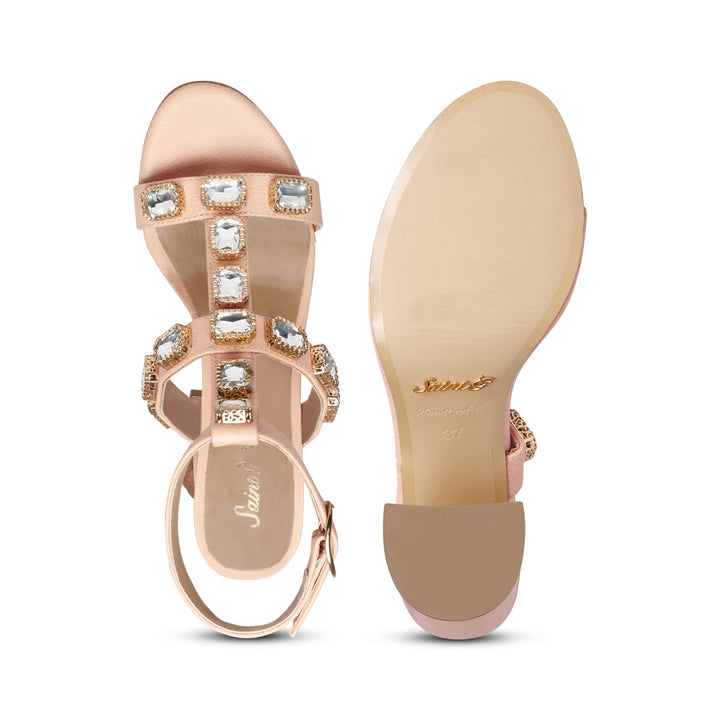 Fashion Forward: Saint Shirley's Stone Block Heels in Cipra Leather