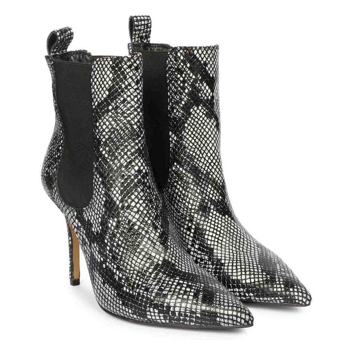 Top Leather Kitten Heel Boots USA