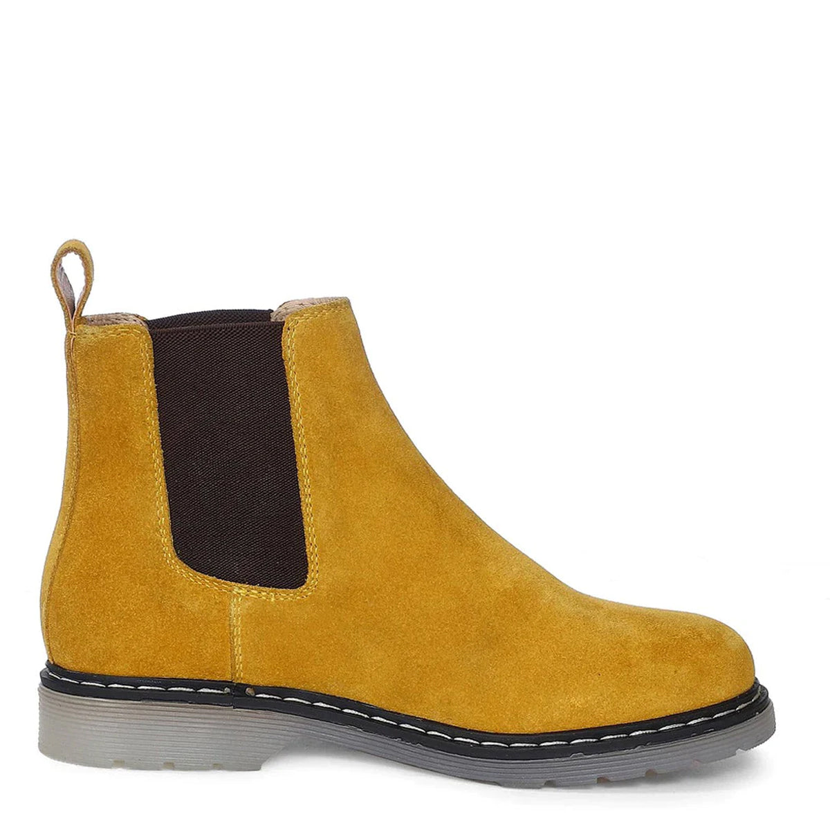 læbe Pickering stimulere Elaine Yellow Suede Leather Chelsea Boots – SaintG USA