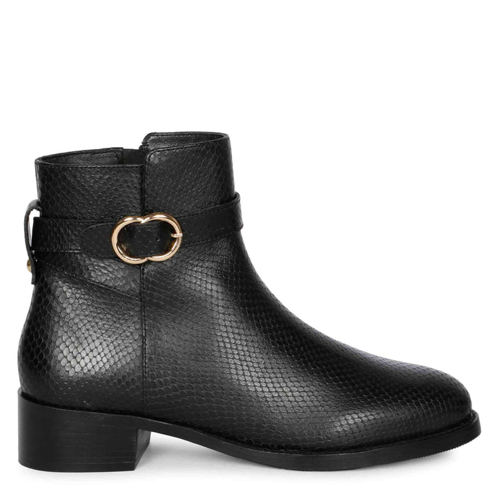Eleanor handcrafted side zipper ankle boots USA