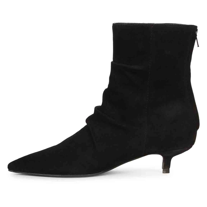 Florino Women’s Stylish Black Leather Boots USA Online
