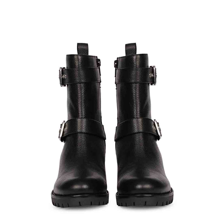 Buy Erika Leather High Ankle Boots for Women Online