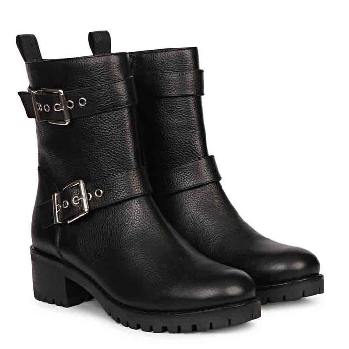 Erika Women's Stylish Leather Ankle Boots USA