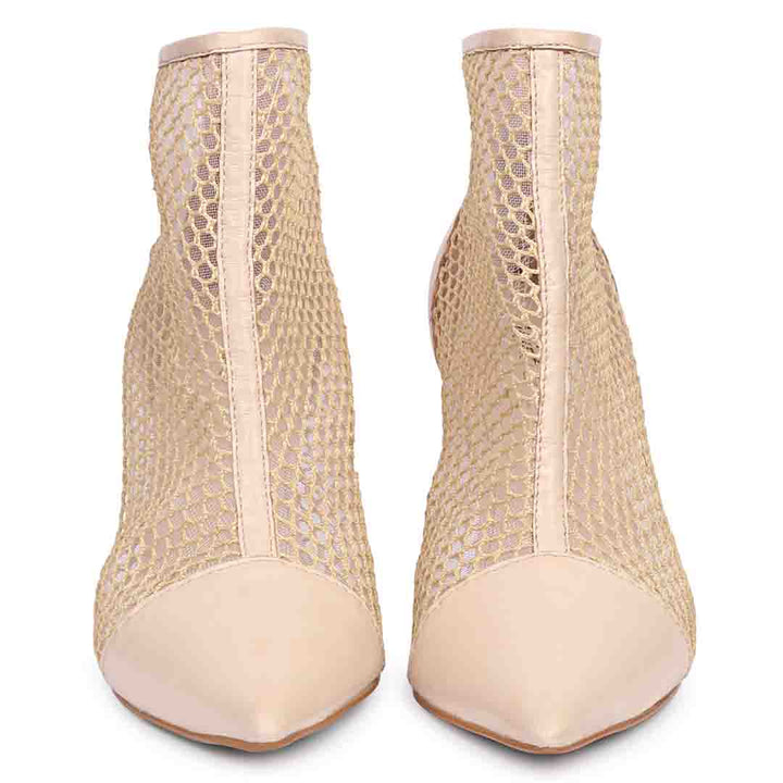 Top Ivory Suede Leather Pumps USA