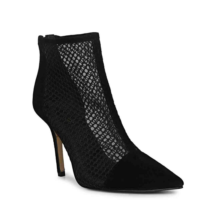 Women's Black Leather Pumps for Wedding