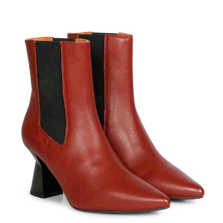 Sculpted heel Chelsea boots for women USA