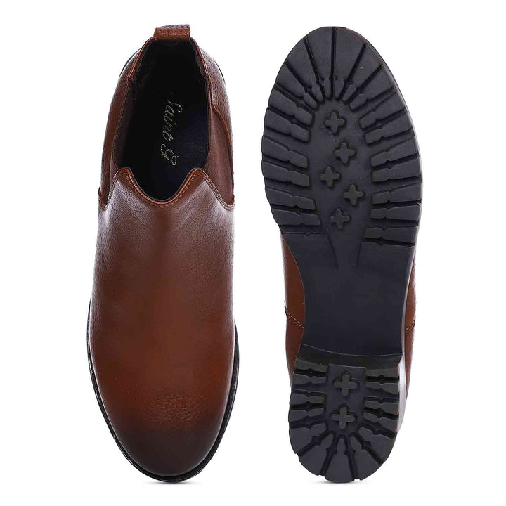 Buy Sophia brown leather ankle boots USA