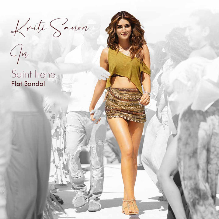 Saint Azzurra Hand Embroidered Platin Leather Sandals