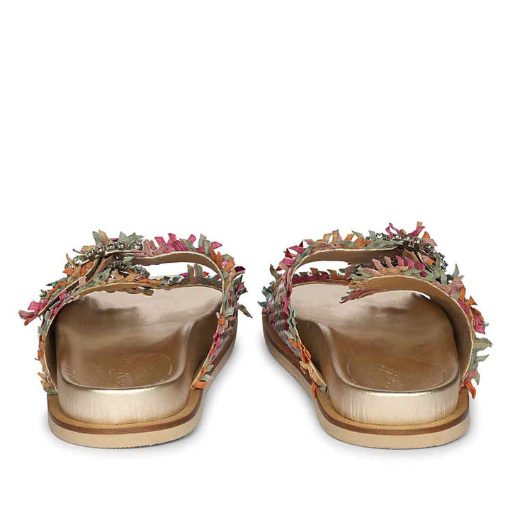Saint Nuala Diamante Multi Woven Leather Sandals