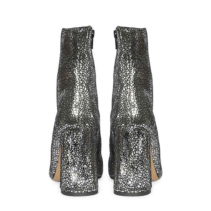 Lorena Silver Metallic women’s high ankle boots