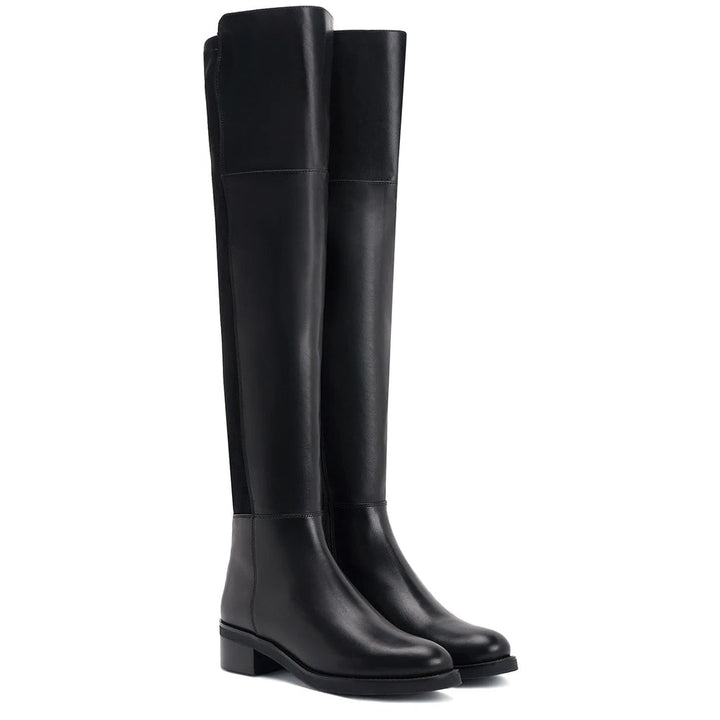 Saint Isabella Brown Strech Suede above the knee boots