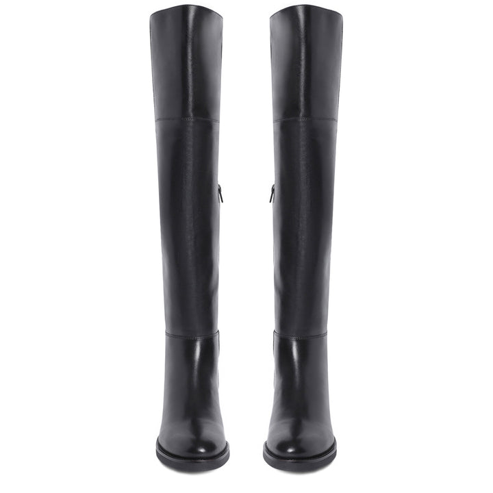 Saint Isabella Brown Strech Suede above the knee boots