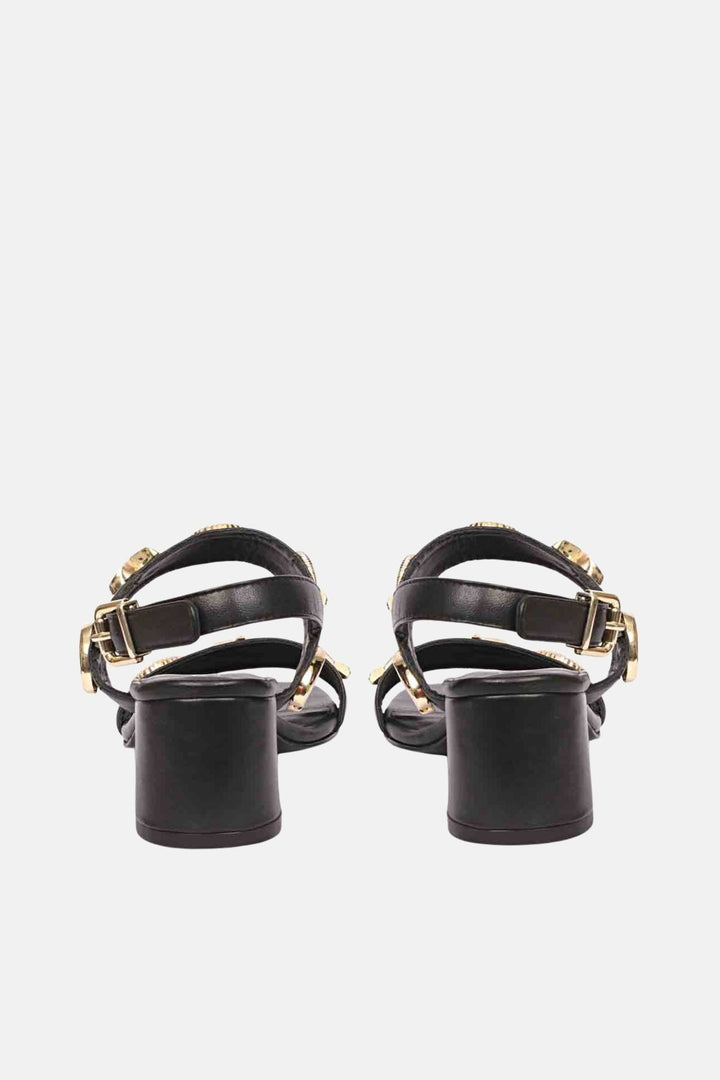 The Saint G - Uri - Black Sandals