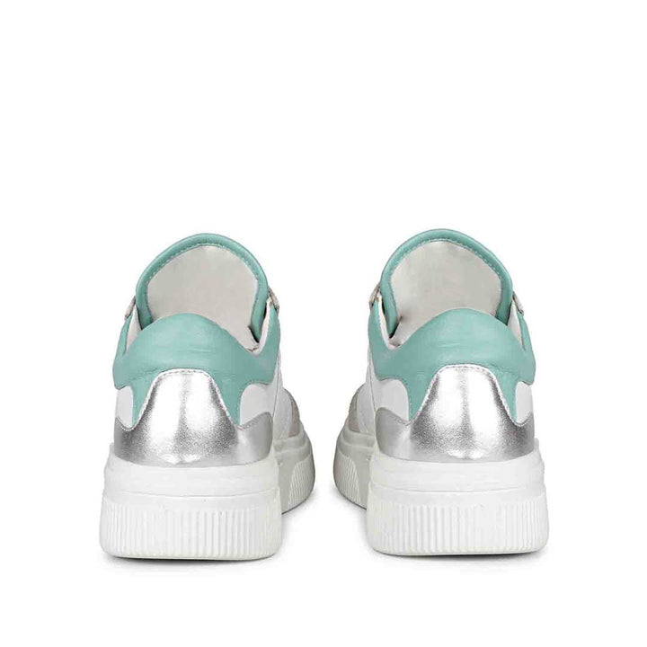 Saint Aloisia Mint Leather Sneakers