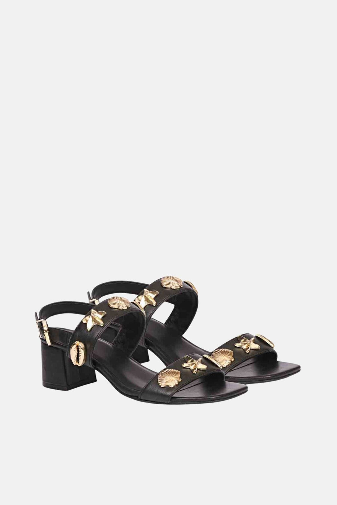 The Saint G - Uri - Black Sandals