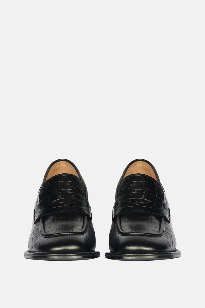 Viviana Croco - Heel Loafers