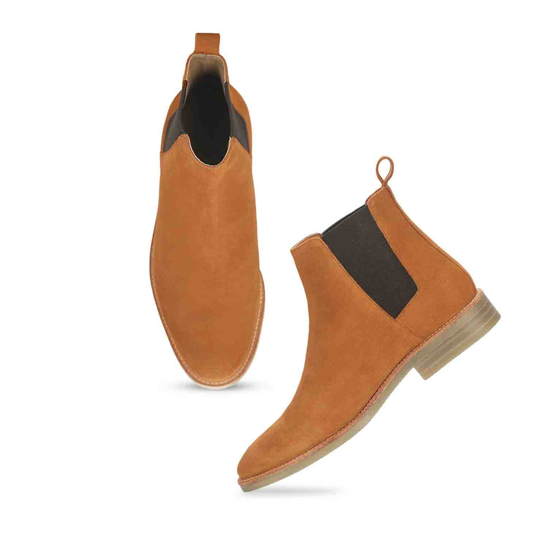 Saint Arduin Tan Leather Chelsea Boot - SaintG