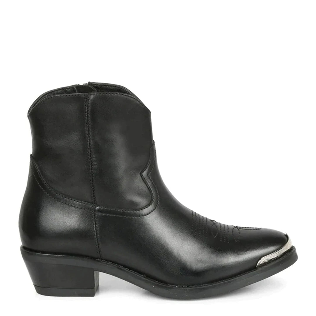 Saint Teresa Decorative Leather Ankle Boots - SaintG India