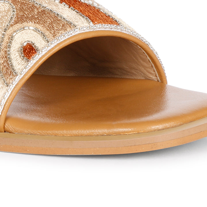 SAINT  GIORGIA  MULTI BROWN SLIP ON