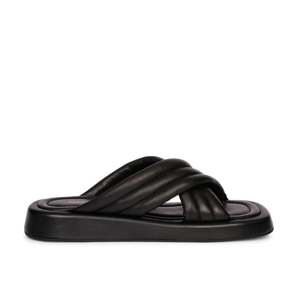 Rihanna Black Slip On SaintG USA