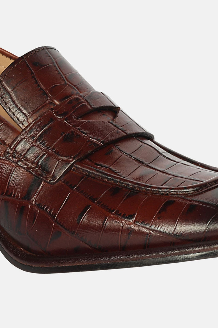 Viviana Croco - Heel Loafers