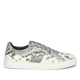 Saint Elined Grey Python Leather Sneakers