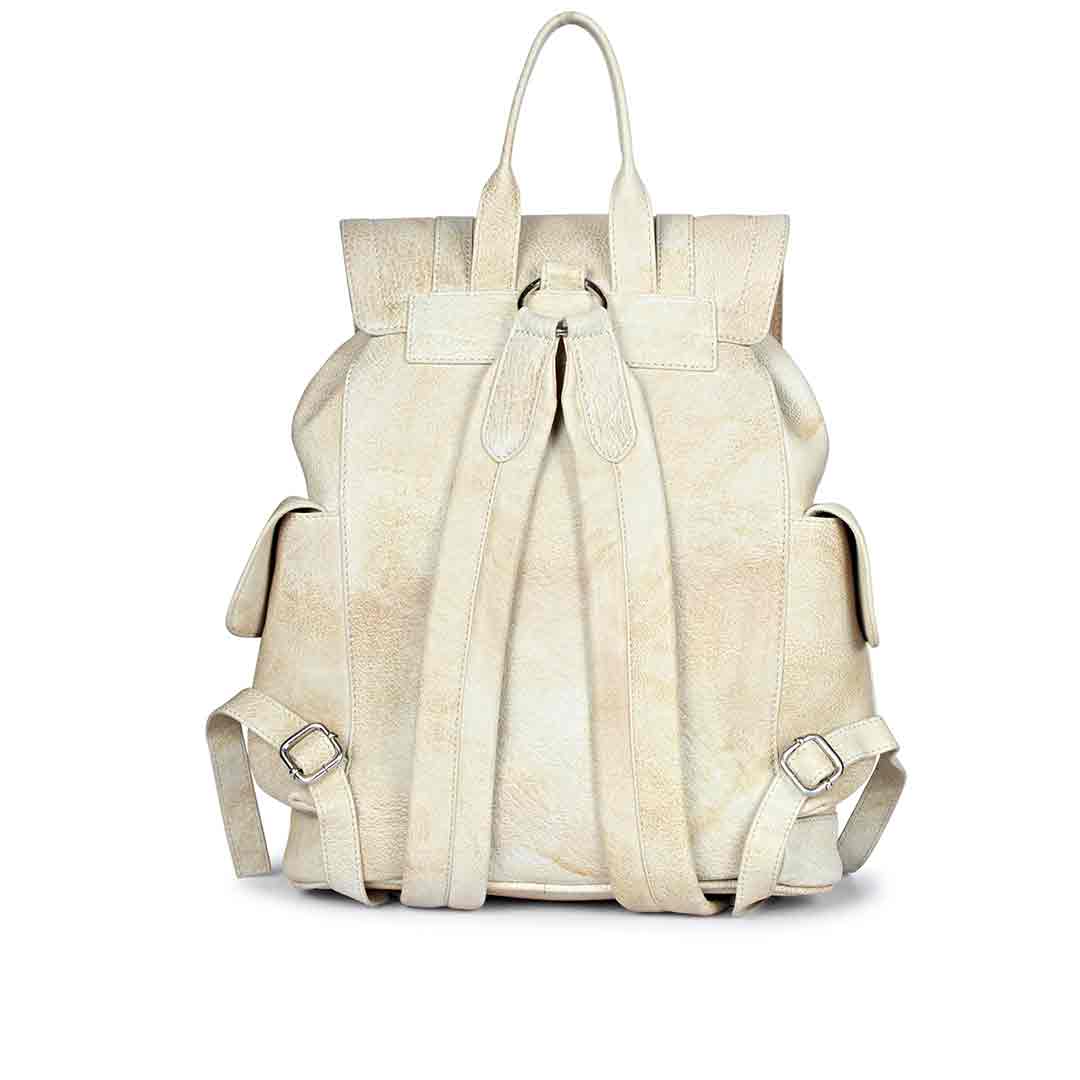 beige leather backpacks Women's Capri Beige Leather Oversized Structured Backpacks Online – SaintG USA