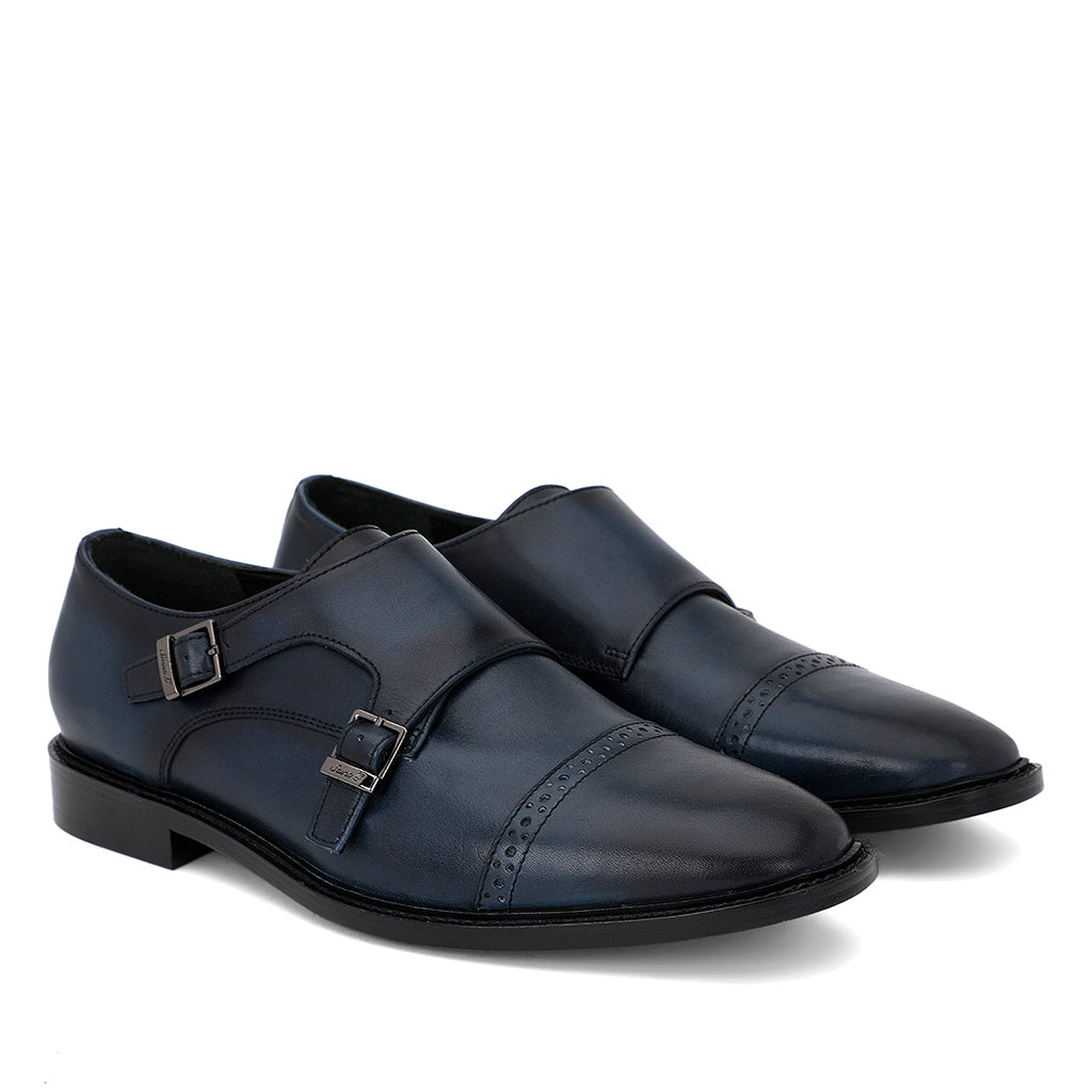 Shop Leather Men's Monk Strap Shoes Online – SaintG USA