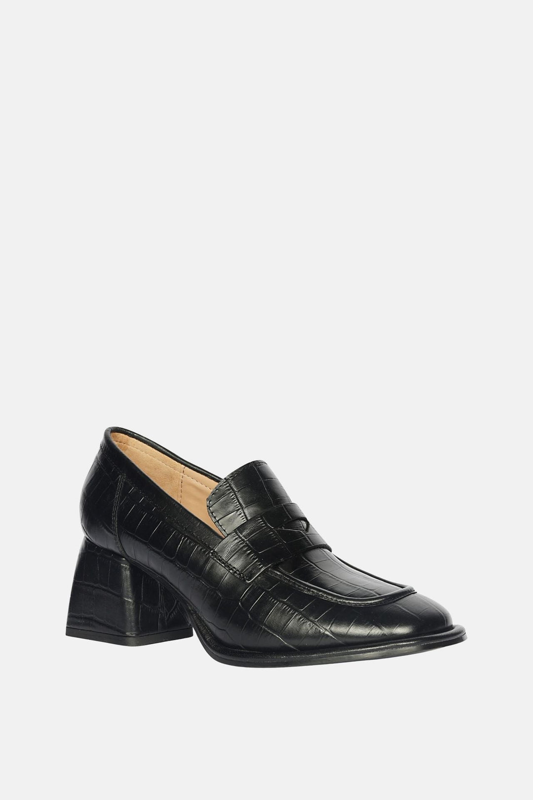 Viviana Croco - Heel Loafers