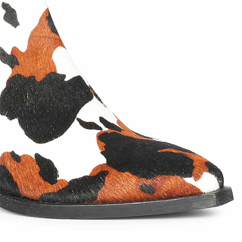 Saint Morrison Multi Pony Hair Leather Ankle Boots