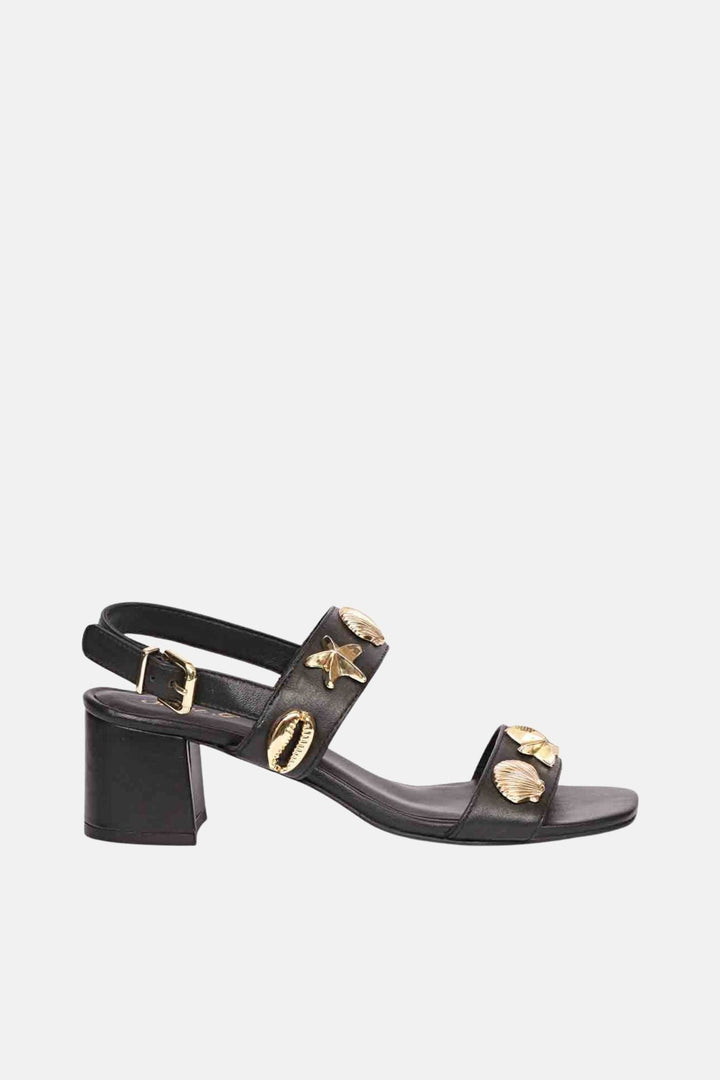 The Saint G - Uri - Black Sandals