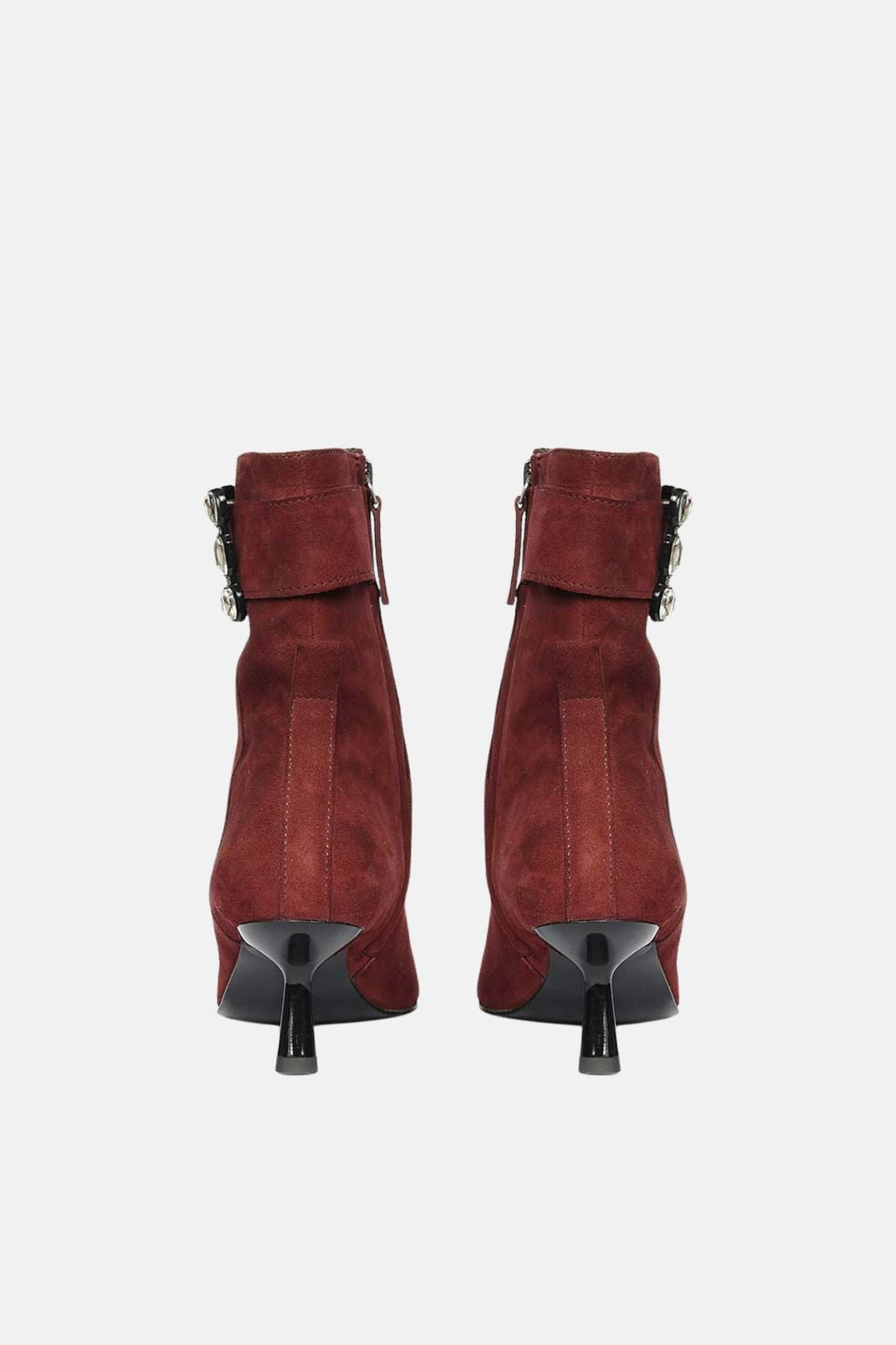 The Saint G - Eishi - Burgundy Ankle Boots