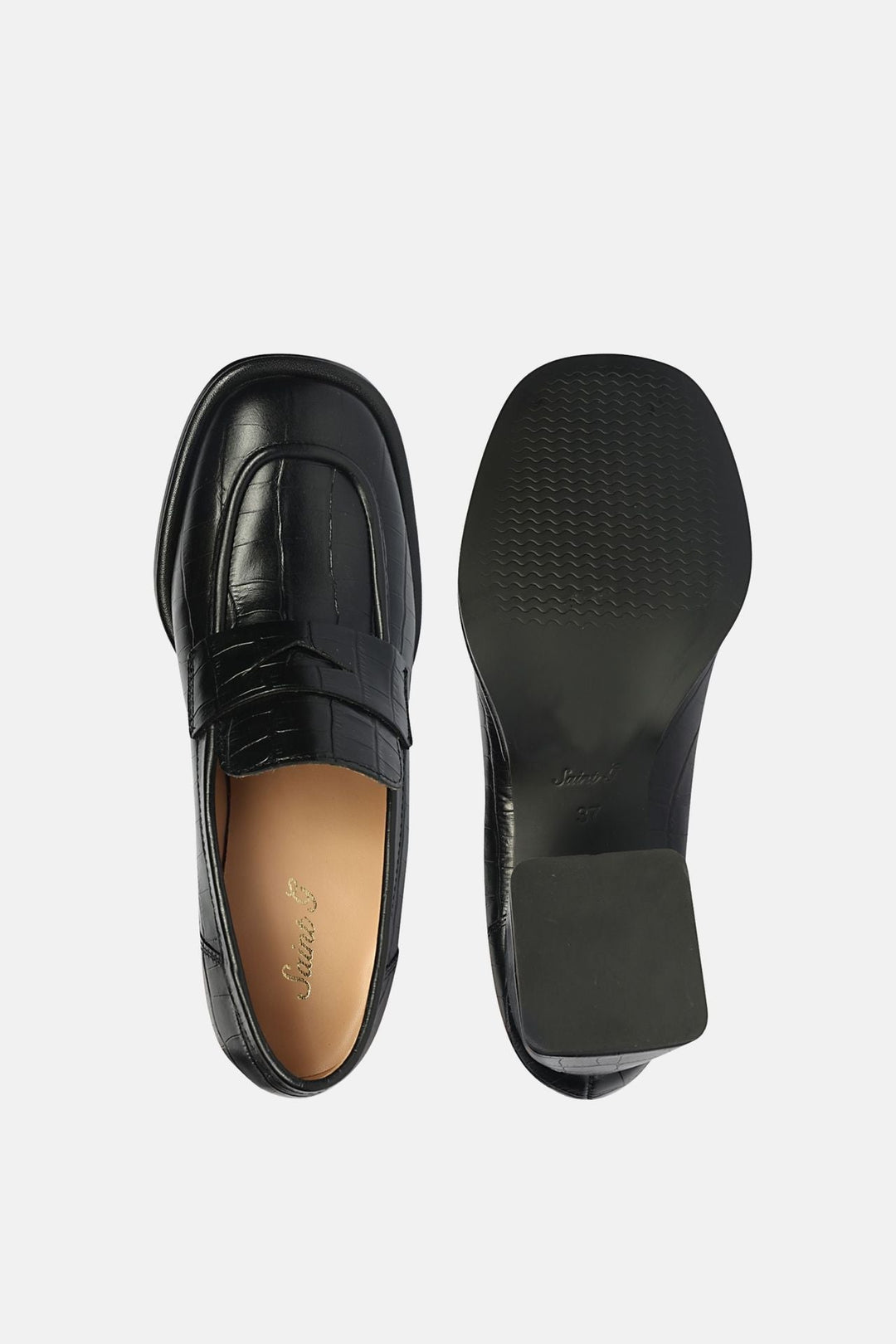 Viviana Croco - Heel Loafers