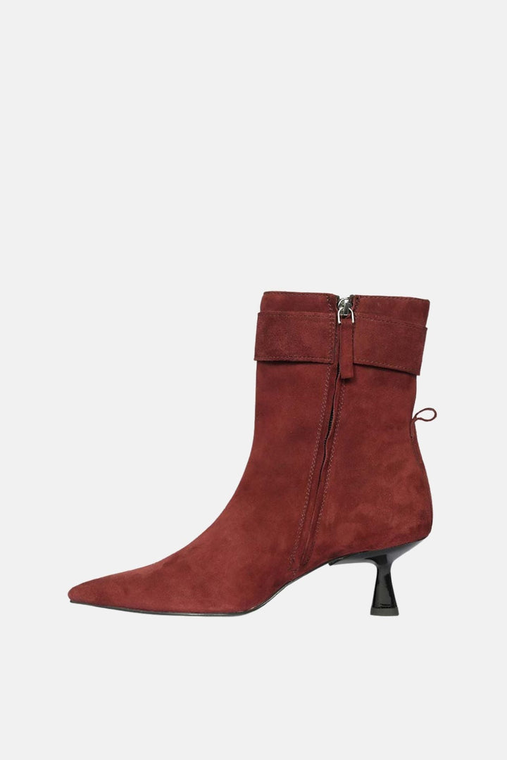 The Saint G - Eishi - Burgundy Ankle Boots