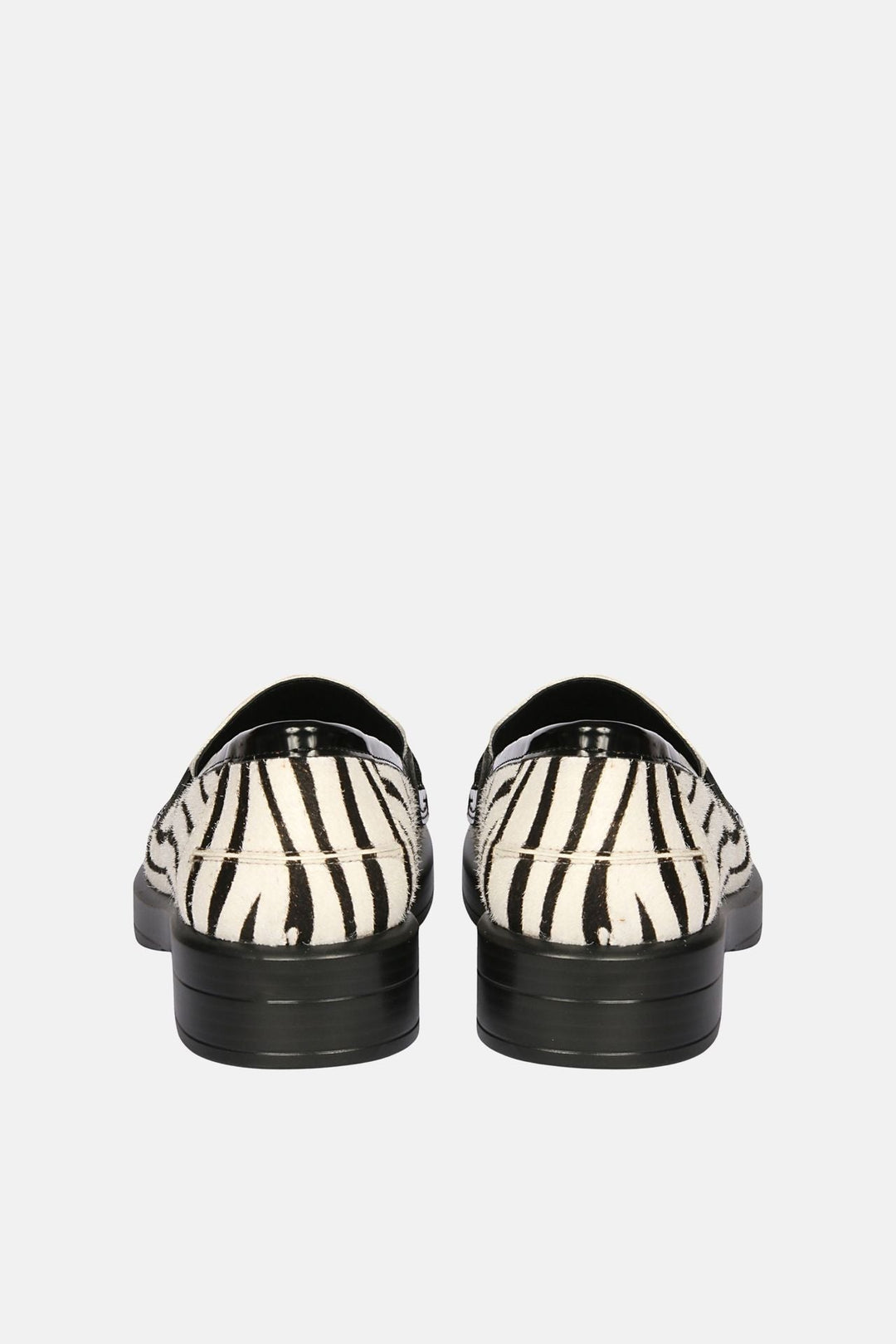 The Saint G - Zuri - Black/White Moccasins