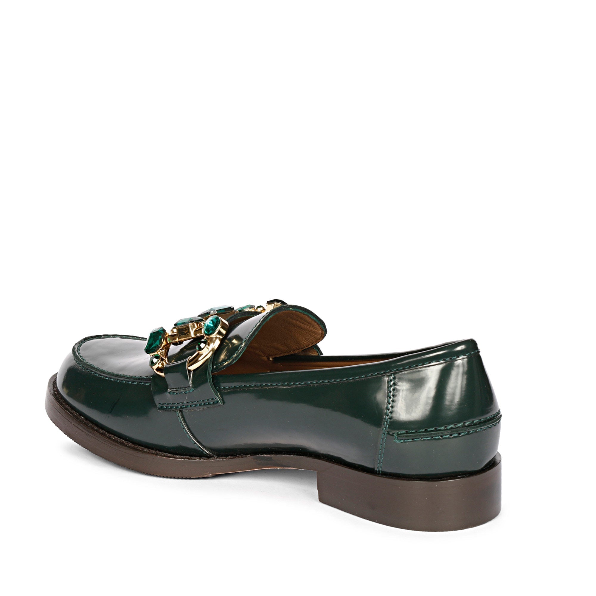 ローファー・オックスフォード Green Satin Mules Loafers $_12.JPG?set_id=880000500F