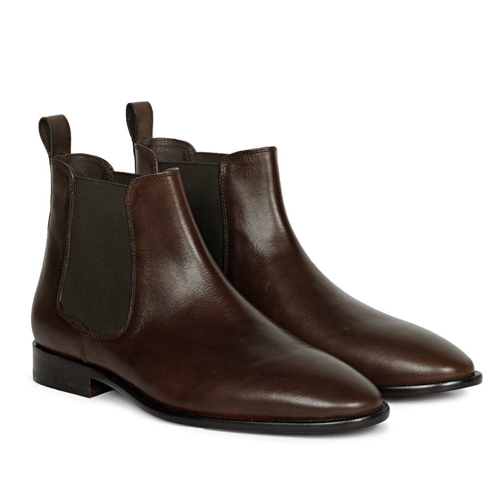 Saint Arlo Brown Leather Chelsea boot