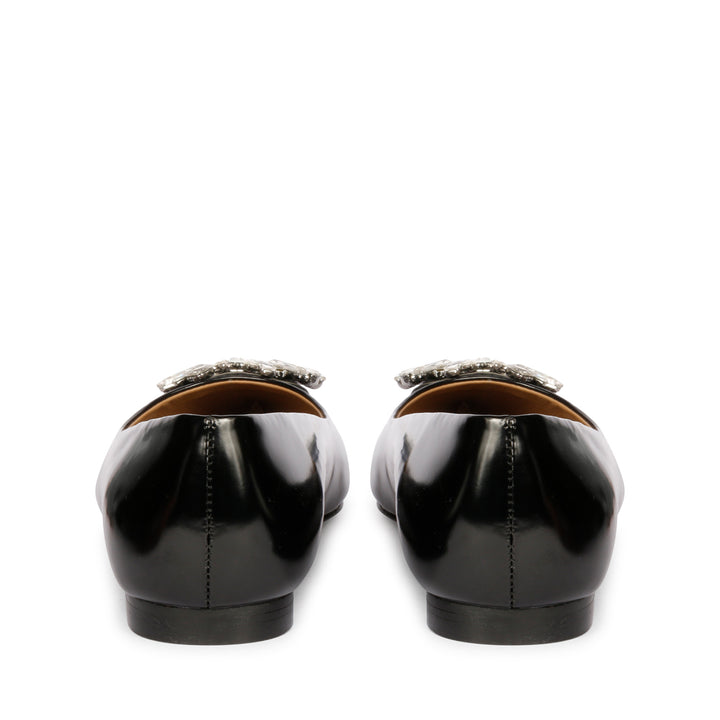 Saint Mabillia Black Leather Ballerinas