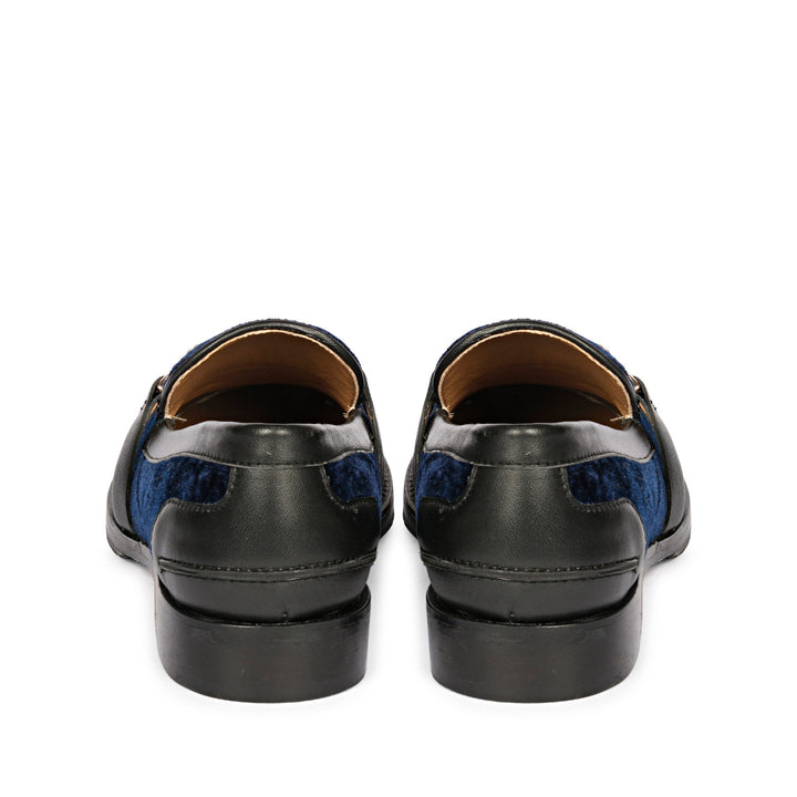 Saint Cinzia Blue Velvet Moccasins