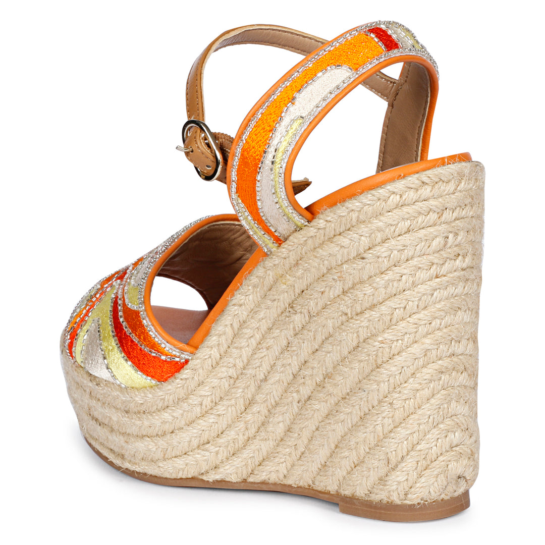 Saint Marcilia Multi Orange Wedges