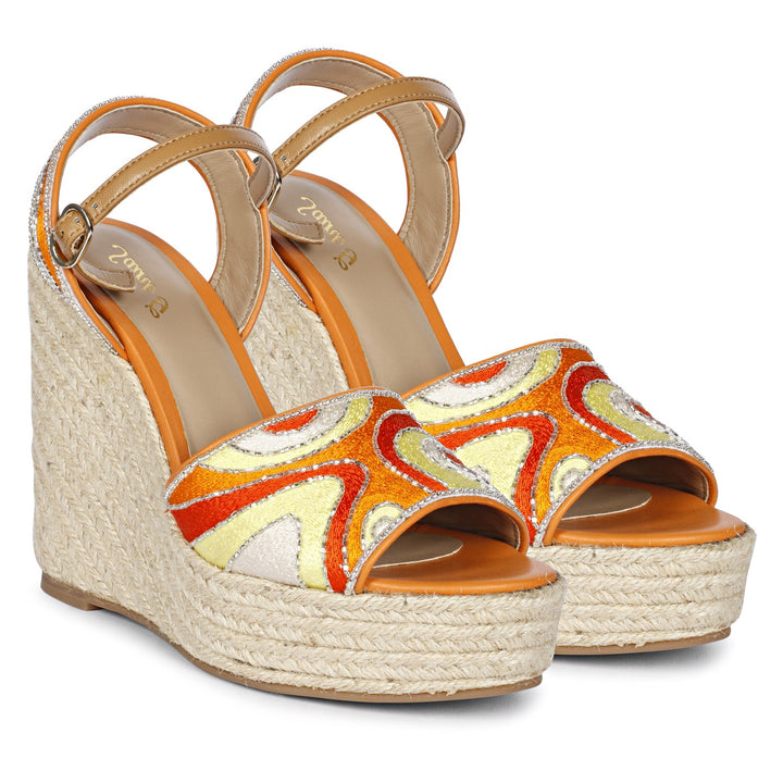 Saint Marcilia Multi Orange Wedges