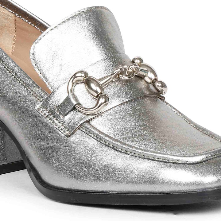 Saint Vera Gunmetal Leather Handcrafted Shoes