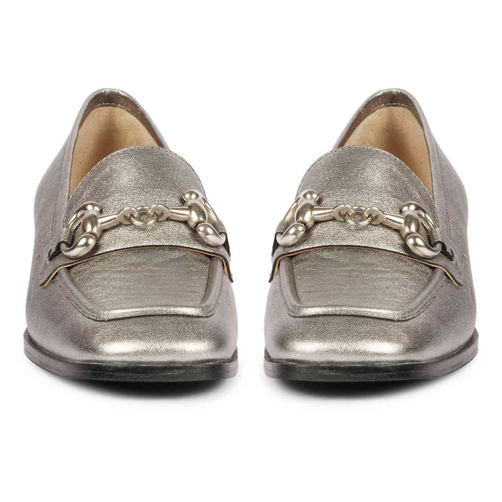 Saint Jacqueline Gunmetal Handcrafted Shoes