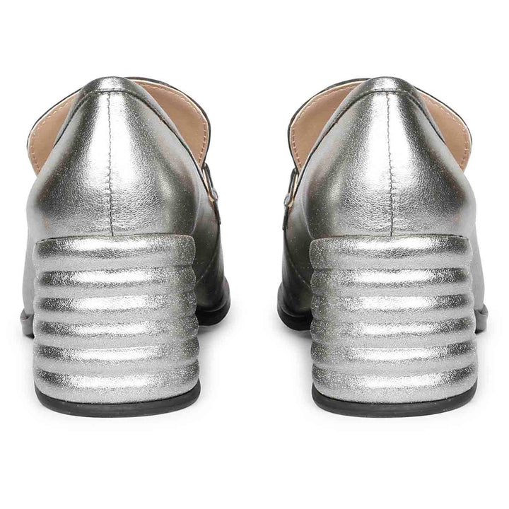 Saint Vera Gunmetal Leather Handcrafted Shoes