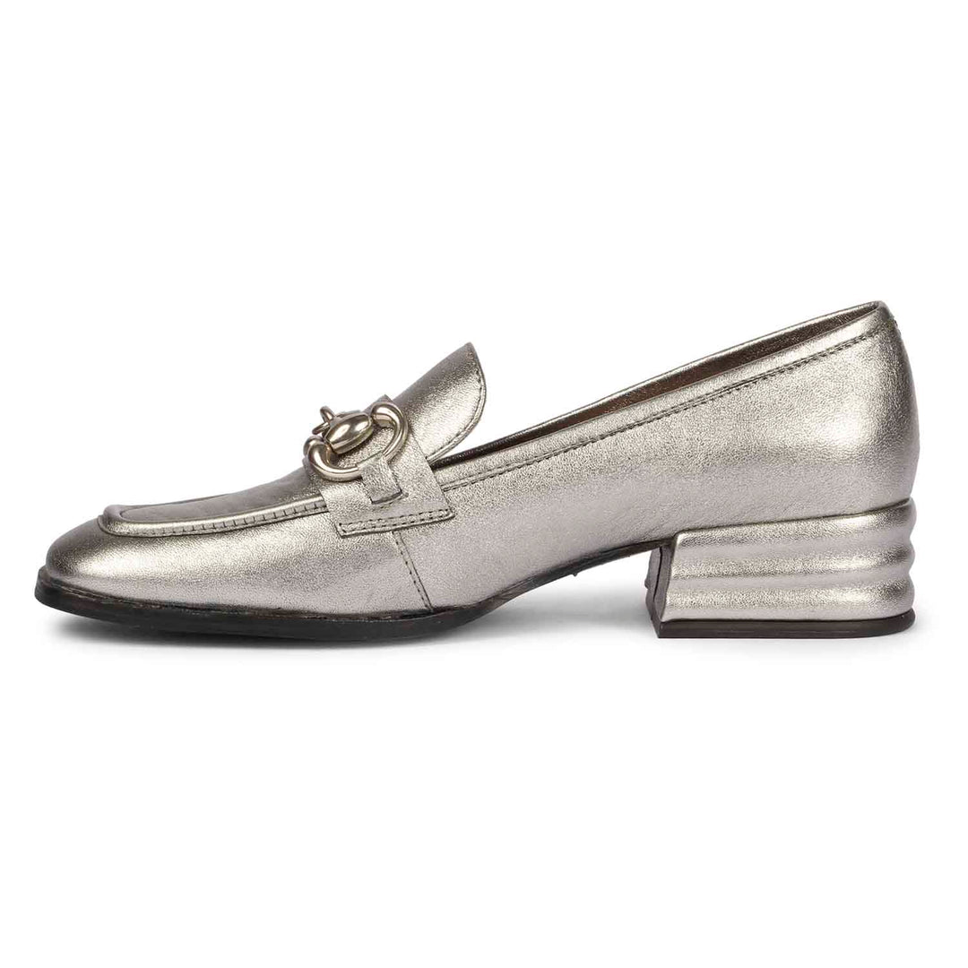 Saint Jacqueline Gunmetal Handcrafted Shoes